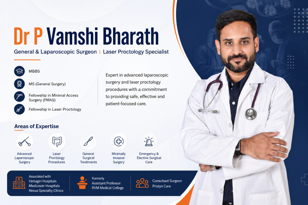 Dr P Vamshi Bharath – Expert General & Laparoscopic Surgeon